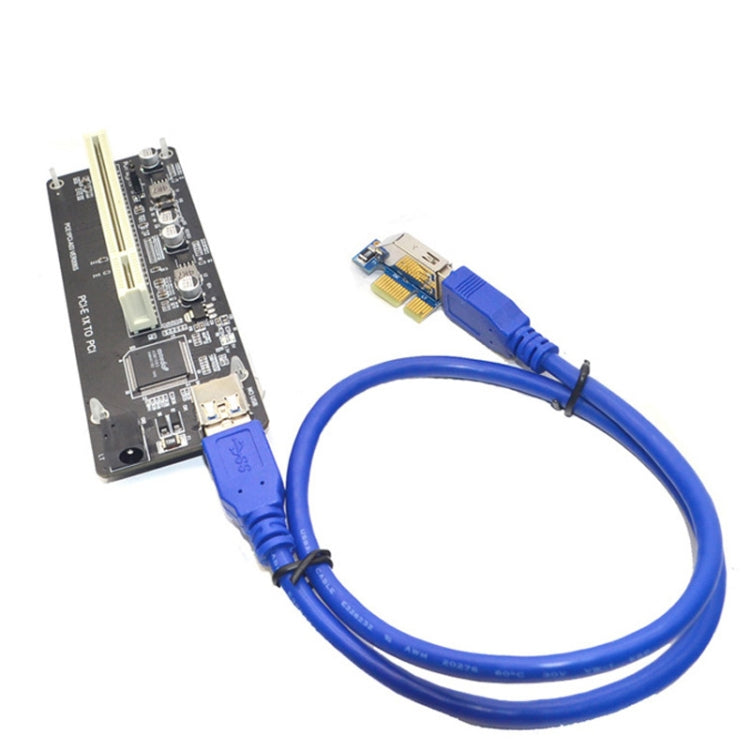 Lisslune | PCI-E 1X to Single PCI Riser Card Expansion Adapter Additional Card for PC Computer