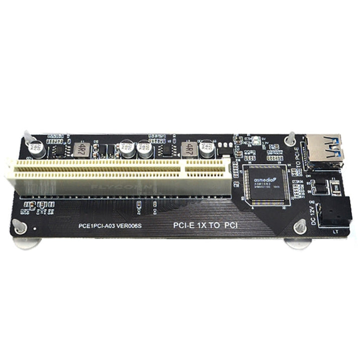 Lisslune | PCI-E 1X to Single PCI Riser Card Expansion Adapter Additional Card for PC Computer