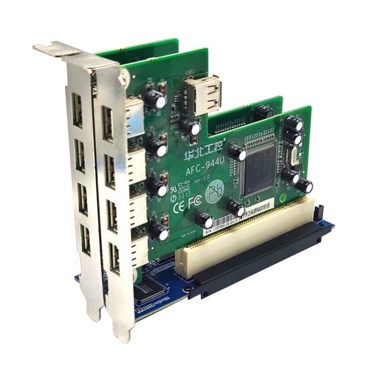 Lisslune | PCI-E 1X to Dual PCI riser card expansion adapter for PC computer