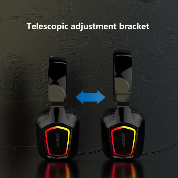 Lisslune | Ajazz AX368 Computer Game Audio Recognition RGB Headset 3.5mm Version (Pink)