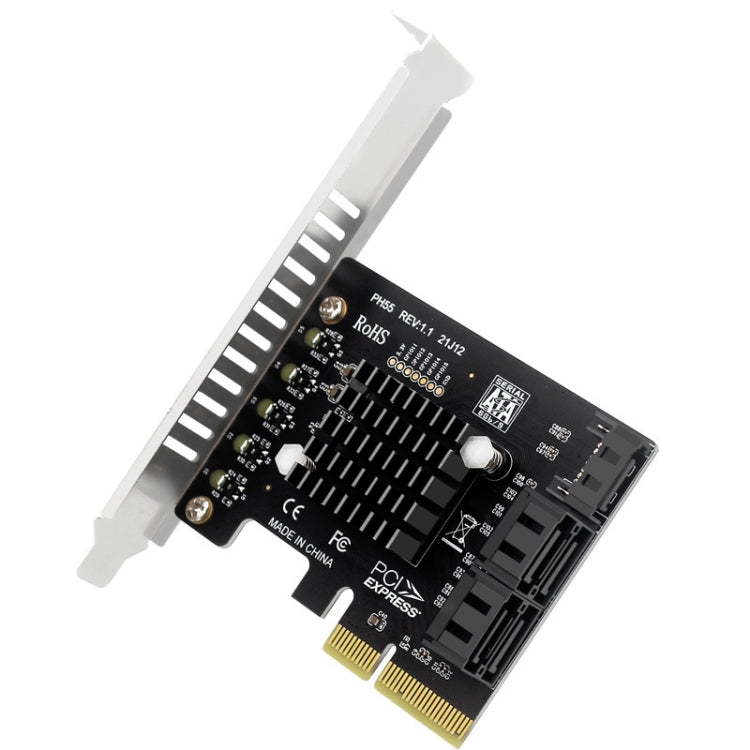 Lisslune | PCI-E to 5 SATA 3.0 expansion card (full height)