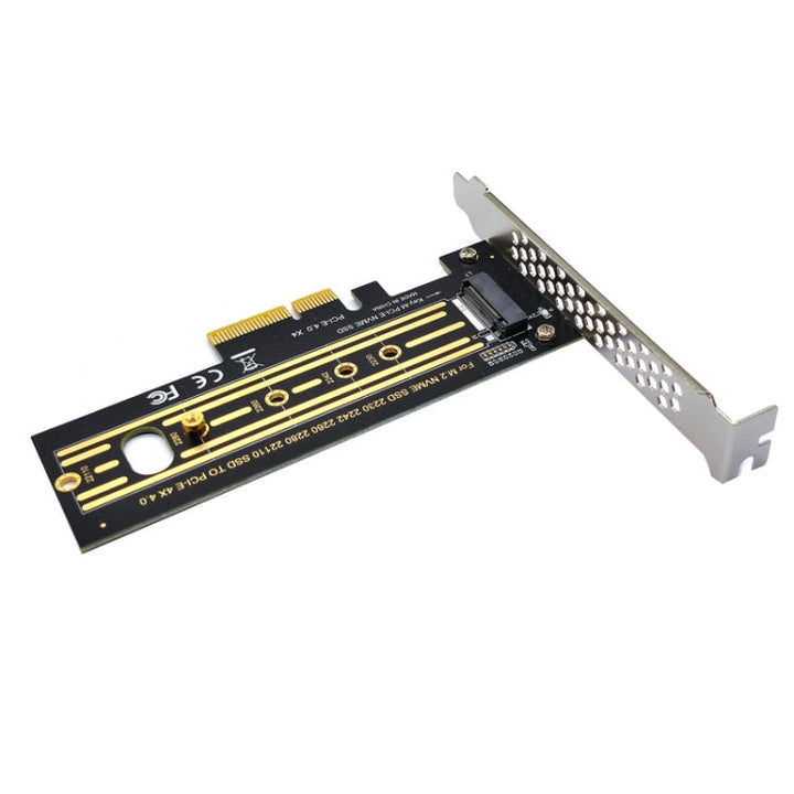 Lisslune | 2pcs M.2 Riser Card NVMe SSD to PCI-E X4 4.0 GEN4 (Black)