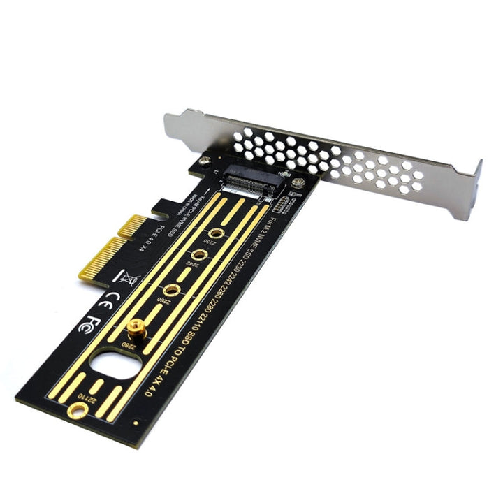 Lisslune | 2pcs M.2 Riser Card NVMe SSD to PCI-E X4 4.0 GEN4 (Black)