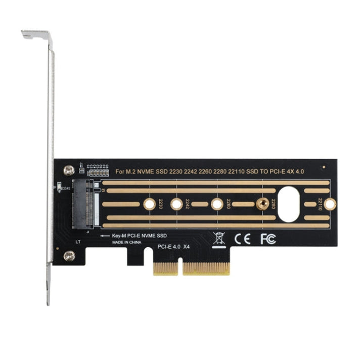 Lisslune | 2pcs M.2 Riser Card NVMe SSD to PCI-E X4 4.0 GEN4 (Black)