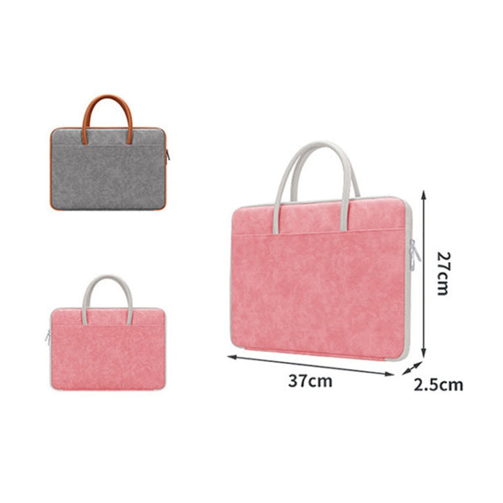 Lisslune | BUBM 14 Inch Fully Open Laptop Bag (Pink)