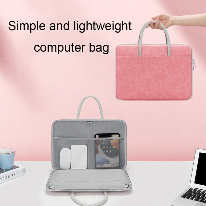 Lisslune | BUBM 14 Inch Fully Open Laptop Bag (Pink)