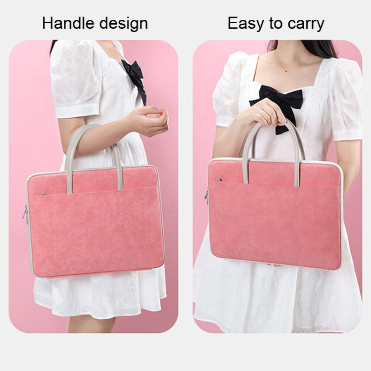 Lisslune | BUBM 14 Inch Fully Open Laptop Bag (Pink)