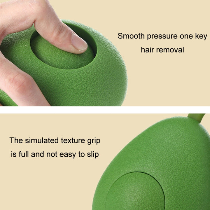 Cat Pet Fleece Needle Comb Cleaning Accessories (Avocado Green)