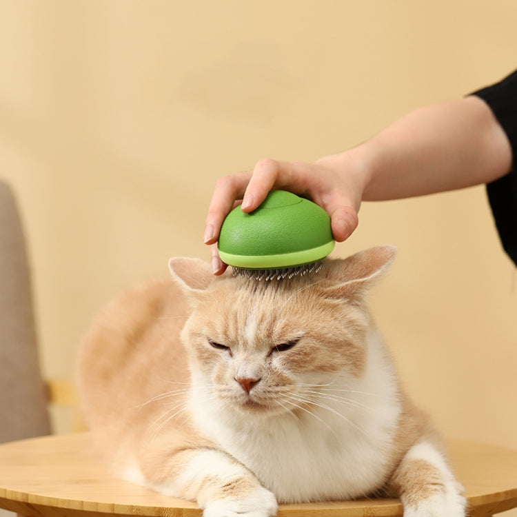 Cat Pet Fleece Needle Comb Cleaning Accessories (Avocado Green)