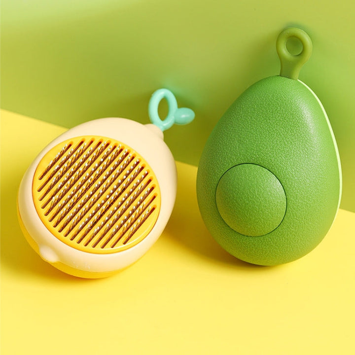 Cat Pet Fleece Needle Comb Cleaning Accessories (Avocado Green)