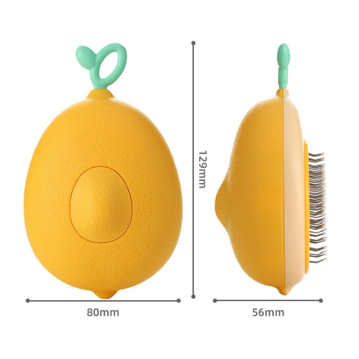 Cat Pet Fleece Needle Comb Cleaning Accessories (Avocado Green)