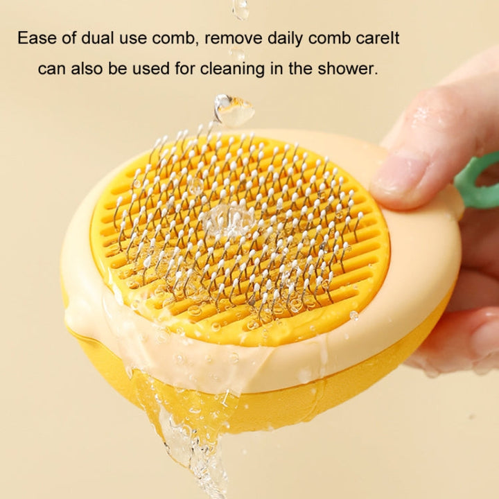 Cat Pet Fleece Needle Comb Cleaning Accessories (Avocado Green)