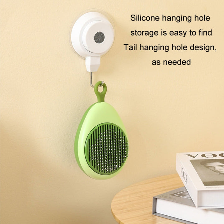 Cat Pet Fleece Needle Comb Cleaning Accessories (Avocado Green)