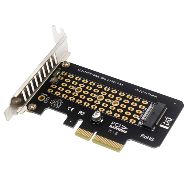 Lisslune | 5pcs NVME transfer card M.2 to PCIE3.0/4.0 full data X4 expansion card, style: half height