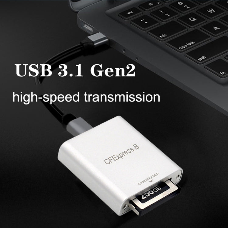 Lisslune | 10G High-Speed-USB3.2 Z6/Z7 1DX3 Wired CFEXPRESS Card Reader with A-C Cable