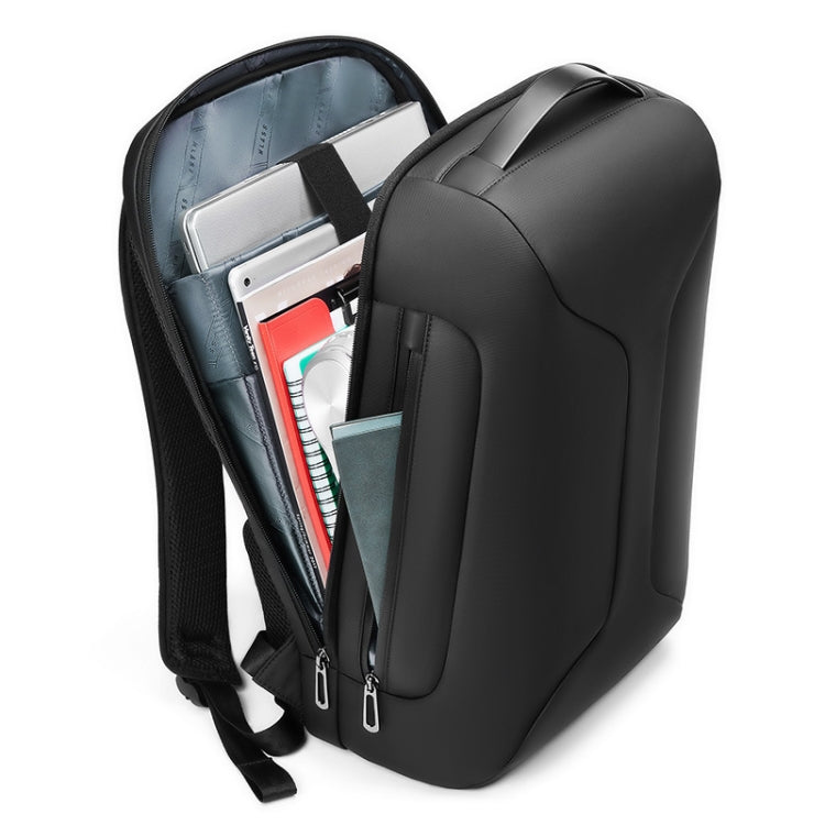 Lisslune | Business Large Capacity Travel Bag Multifunctional Waterproof Laptop Backpack with USB Port (Black)