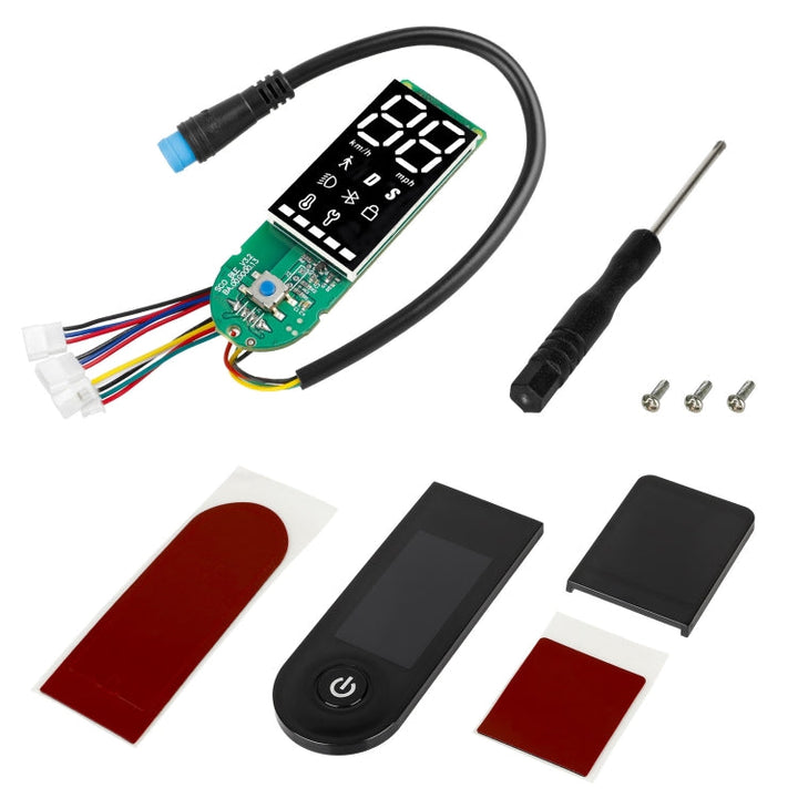 Lisslune | For Xiaomi Electric Scooter Pro/Pro 2/1S Four-Wire Dual Brake Bluetooth Board Set, Specification: With Switch Panel