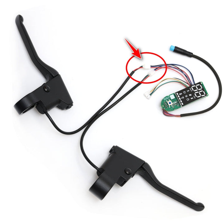 Lisslune | For Xiaomi Electric Scooter Pro/Pro 2/1S Four-Wire Dual Brake Bluetooth Board Set, Specification: With Switch Panel