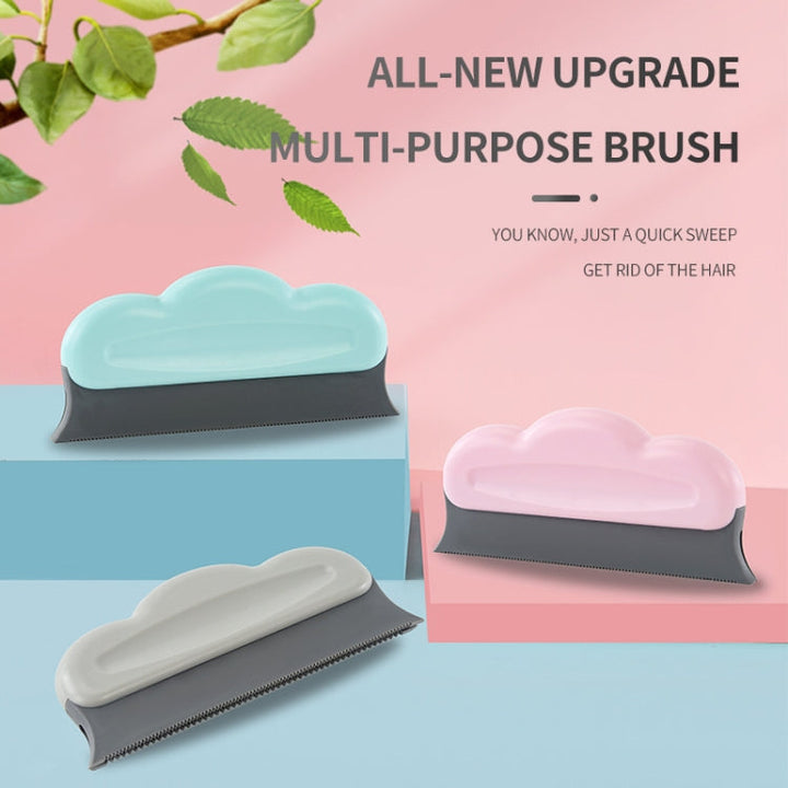 Multifunctional Home Cleaning Pet Hair Brush Carpet Clothing Sofa Pet Stripper (Gray)