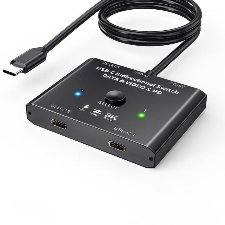 Lisslune | C201 Single Machine 8K30 Type-C / USB-C Bidirectional Switch 10Gbps HD Splitter