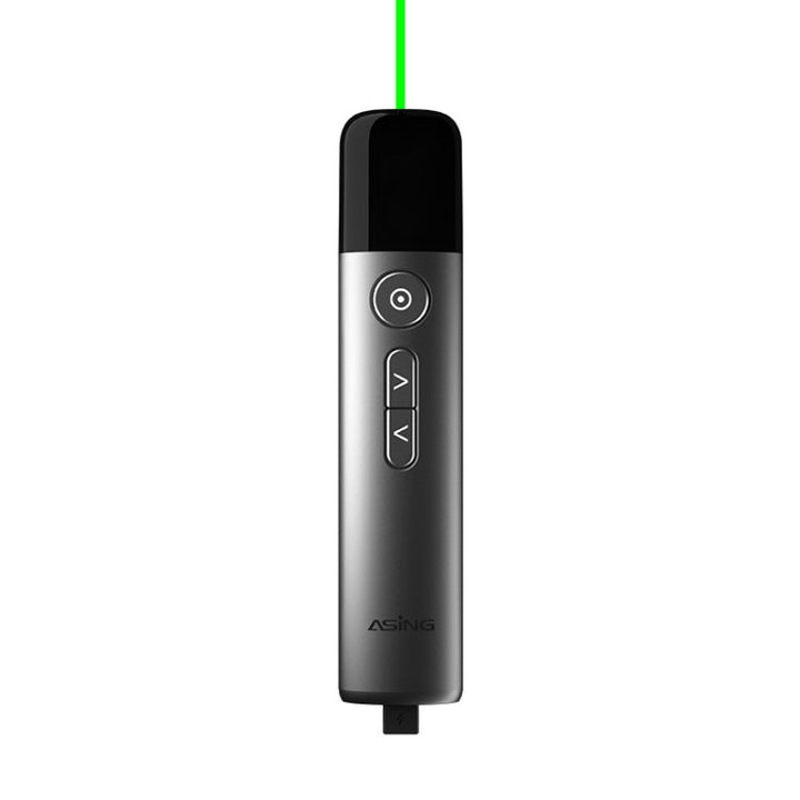 Lisslune | ASiNG LED LCD screen High Performance Light Green Laser Pointer PPT Presentation Guides Side Presenter (A17)