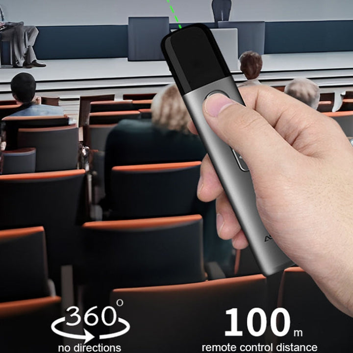 Lisslune | ASiNG LED LCD screen High Performance Light Green Laser Pointer PPT Presentation Guides Side Presenter (A17)
