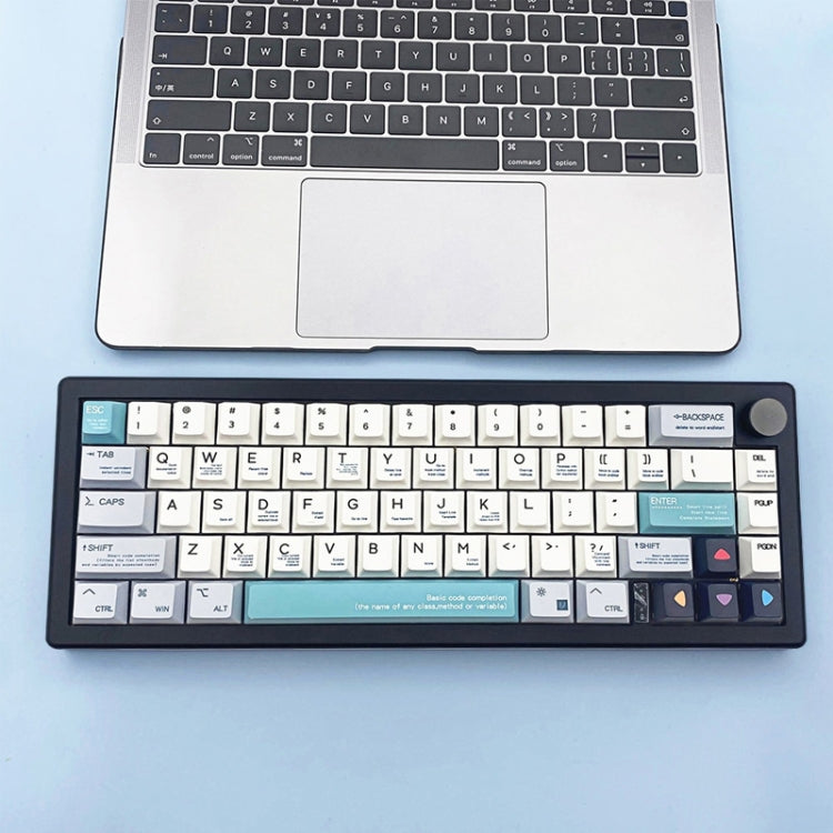 Lisslune | 67 Keys Three-Mode Customizable DIY With Button Mechanical Keyboard Kit Supports Hot Plug RGB Backlight, Color: Purple