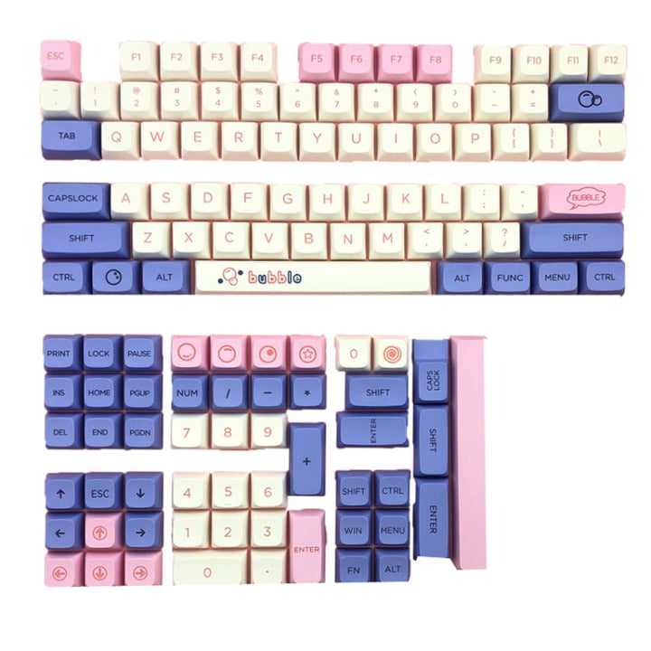 Lisslune | Bubble 127 Keys Sublimation Mechanical Keyboard PBT Keycaps
