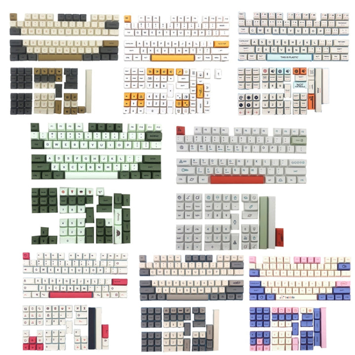 Lisslune | Plastic 128 Keys Sublimation Mechanical Keyboard PBT Keycaps