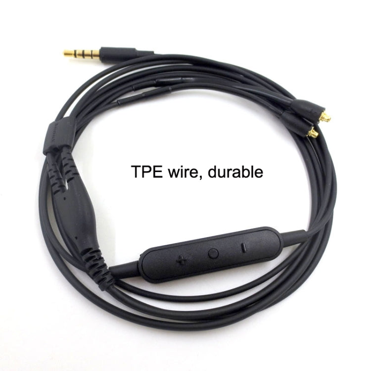 Lisslune | For Shure SE215+ MMCX Interface Audio Headphone Cable with Wire Control and Call Function