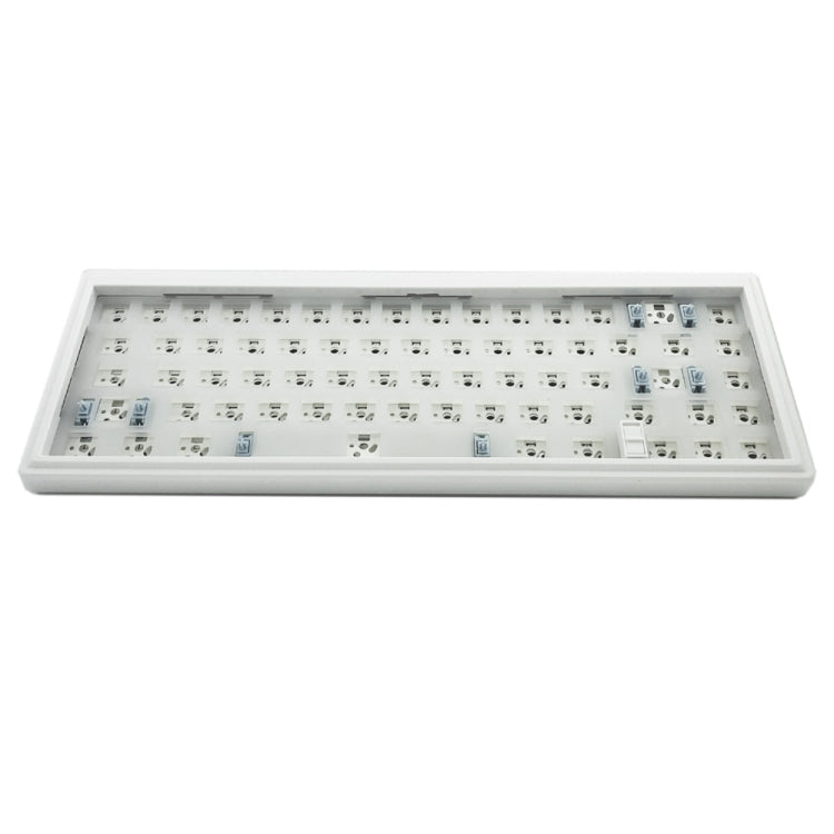 Lisslune | Hot Swap Shaft Wired RGB Backlighting Custom Mechanical Keyboard Kit (White)