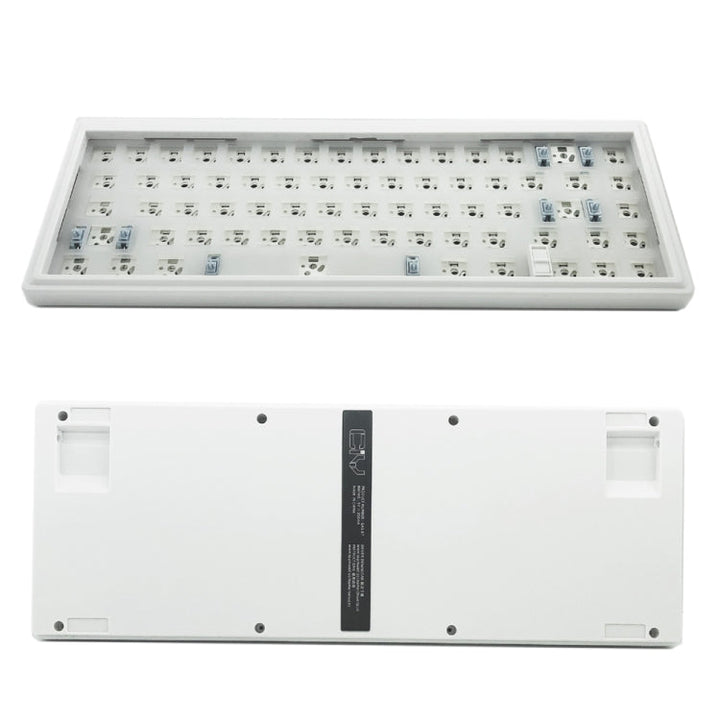 Lisslune | Hot Swap Shaft Wired RGB Backlighting Custom Mechanical Keyboard Kit (White)