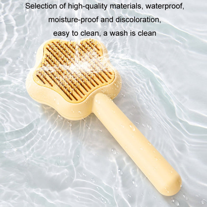 Pet fine tooth comb for removing floating hairs and tangles (Green)