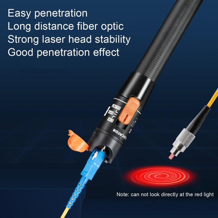 Lisslune | 50MW Fiber Red Light Test Pen Red Light Sources Through Optical Pen Optical Fiber Detection