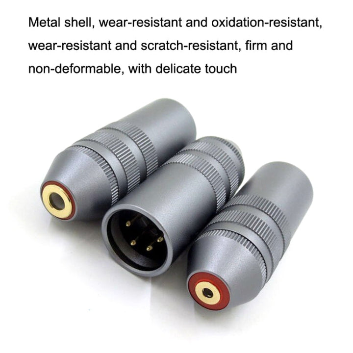 Lisslune | 4-Core-XLR-to-2.5mm-Amplifier-Balance-Female-Headphone-Adapter