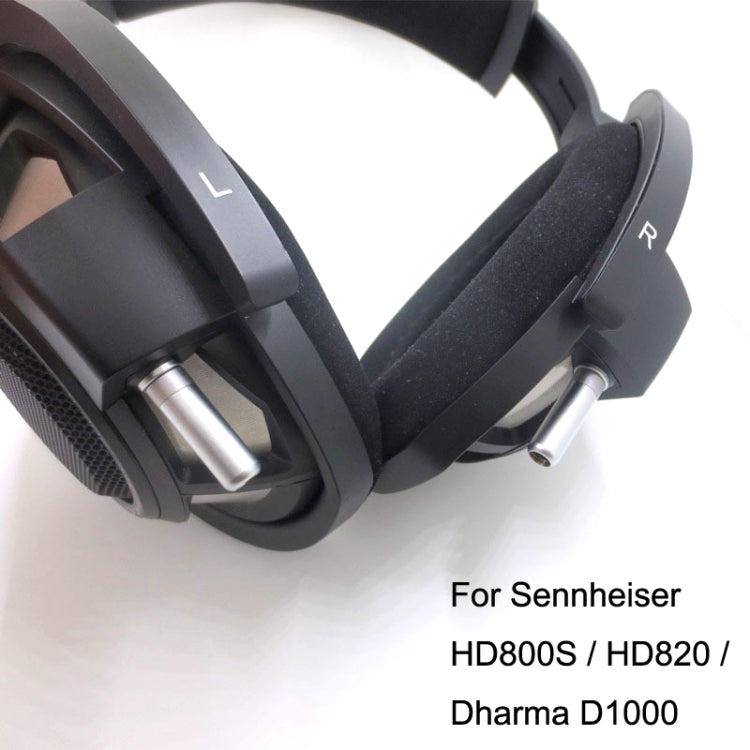 Lisslune | For Sennheiser HD800S / HD820 / Dharma D1000 Headphone Cable Plug Pin Connector (Silver)