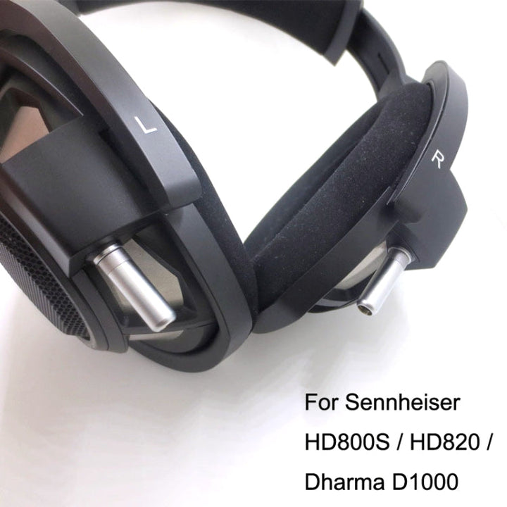 Lisslune | For Sennheiser HD800S / HD820 / Dharma D1000 Headphone Cable Plug Pin Connector (Silver)