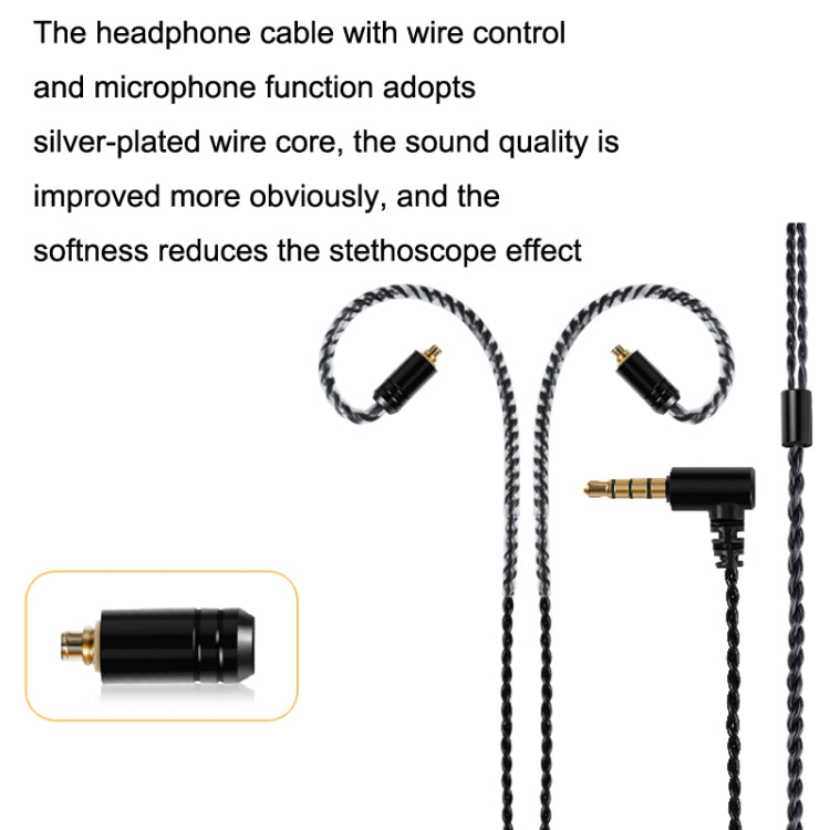 Lisslune | For MMCX interface headphone cable with microphone upgrade cable