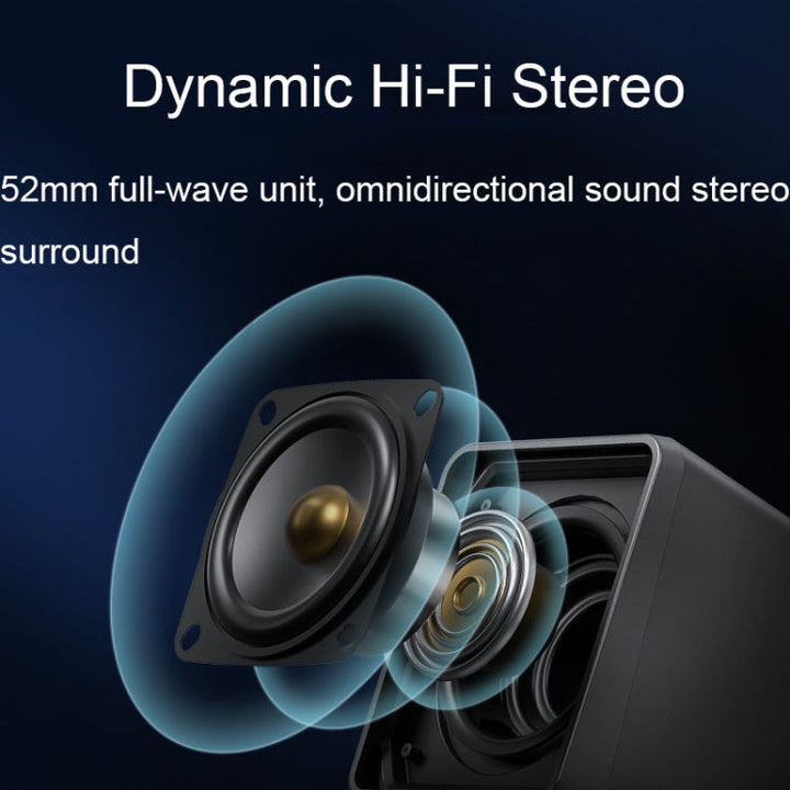 Lisslune | Havit A20 Plus Colorful Ambient Light Wired Computer Audio Stereo Surround Sound Speaker, Style: Bluetooth Version