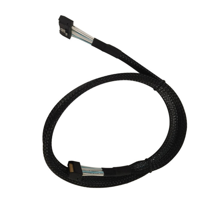 Lisslune | 32G Transfer PCIE5.0 Slim SAS MCIO 74P to MCIO 74P Server High-Speed Twisted Pair 0.7 m