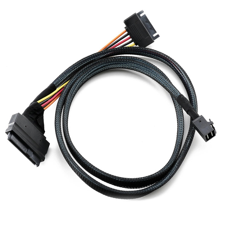 Lisslune | Mini SAS 36P HD8643 to MINI SAS 8639+ 15P power hard drive data cable 0.5 m