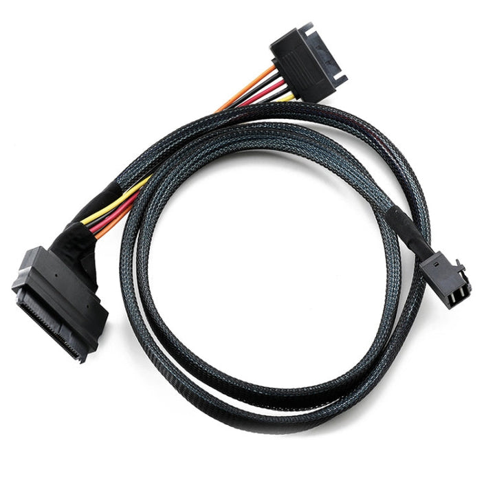 Lisslune | Mini SAS 36P HD8643 to MINI SAS 8639+ 15P power hard drive data cable 0.5 m