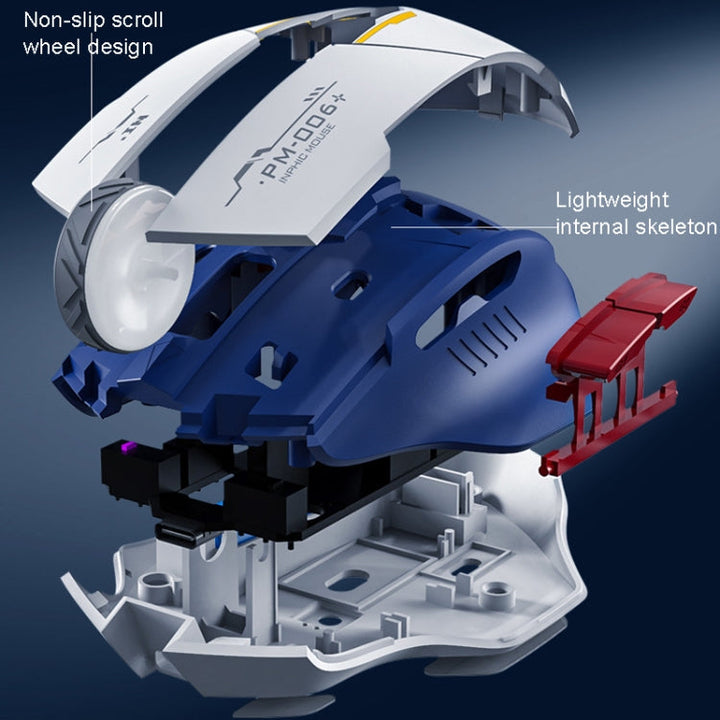 Lisslune | Inphic F9 Mecha Wireless Mouse Charge Office Game Mouse (Single Model 2.4G)