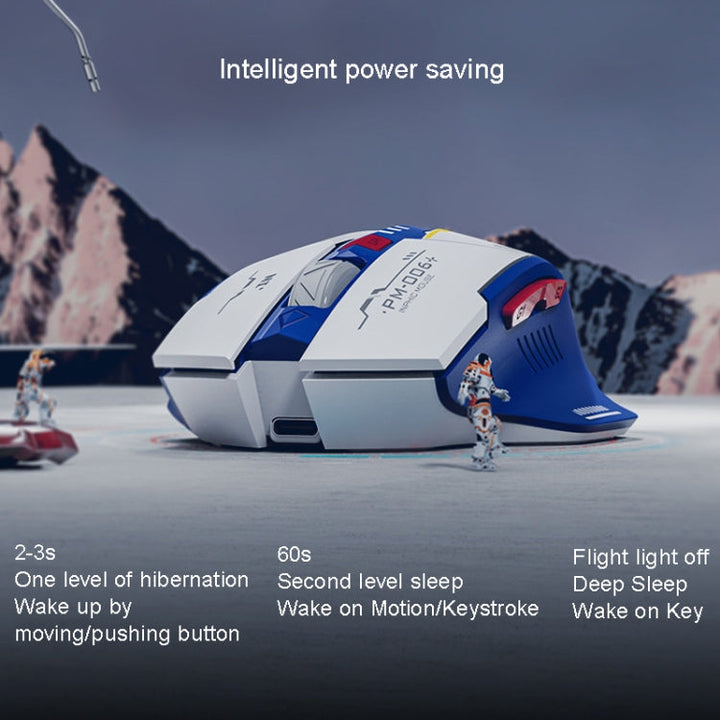 Lisslune | Inphic F9 Mecha Wireless Mouse Charge Office Game Mouse (Single Model 2.4G)