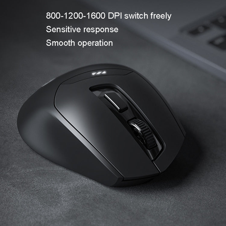 Lisslune | Inphic DR01 Bluetooth 3 Mode Wireless Mouse Charging Silent Office Gaming Laptop Computer Home Use (Black)