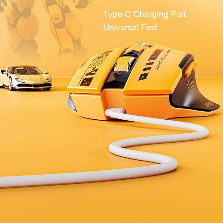 Lisslune | Inphic A9 Bluetooth 3-Mode Mouse Silent Charging Mechanical Feel Wireless Mouse