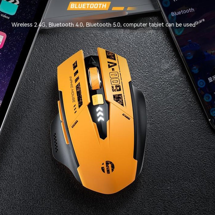 Lisslune | Inphic A9 Bluetooth 3-Mode Mouse Silent Charging Mechanical Feel Wireless Mouse