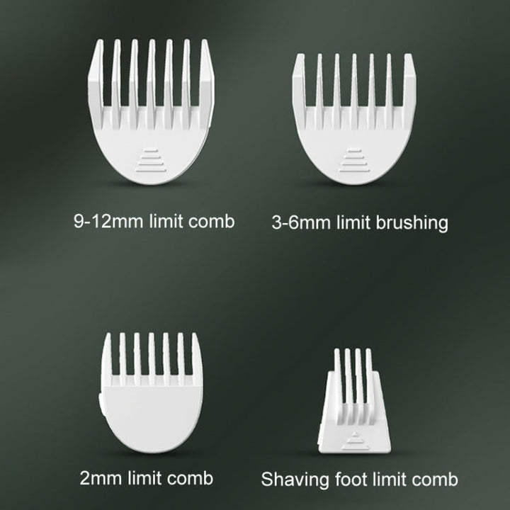 Pet Clippers Cat Dog Paw Hair Clippers Electric Fader, Color: 3 in 1 White
