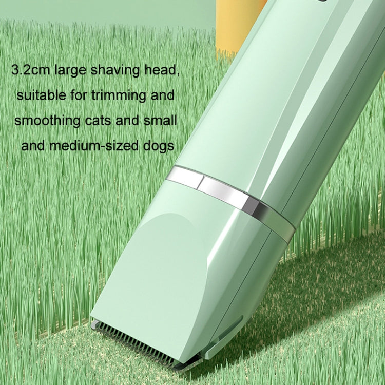 Pet Clippers Cat Dog Paw Hair Clippers Electric Fader, Color: 3 in 1 White