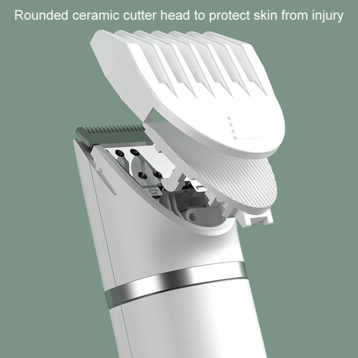 Pet Clippers Cat Dog Paw Hair Clippers Electric Fader, Color: 3 in 1 White